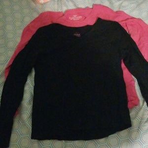 2 Long Sleeve Plain Shirt